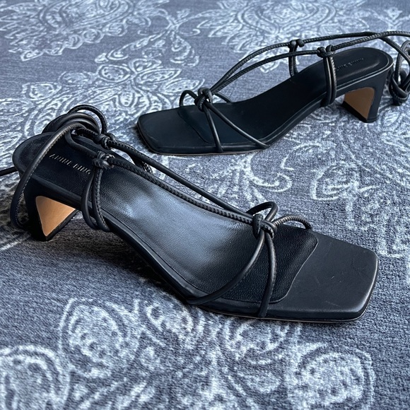 Anine Bing Shoes - Anine Bing Strappy Graham Sandals in Black Size EU 37